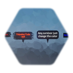 Outcome memories characters text boxes
