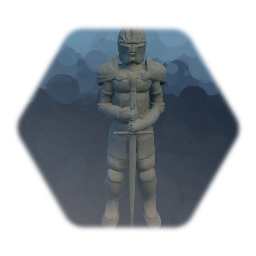Soldier statue (Not a puppet)