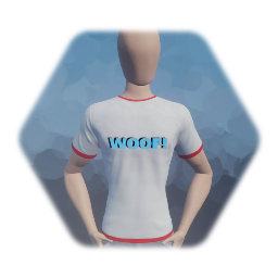 "Woof" Shirt from Lunagalaxy207's Fursona.