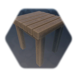 Small wooden table