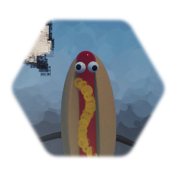 Demented Hot Dog Speaking in Webdings