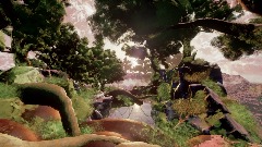 Relaxing jungle scene