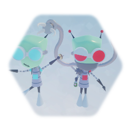 Invader GIR and Invader Mimi