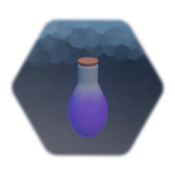 Purple Potion Bottle