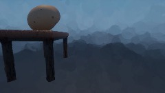 Potato falls off Table