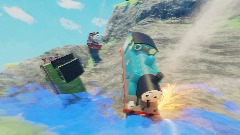 Crash Thomas and his friends off a hill 3