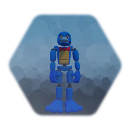 Justin the blue crocodile