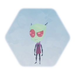 Invader in training Zim