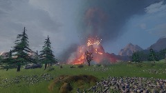 Volcano, forces of nature