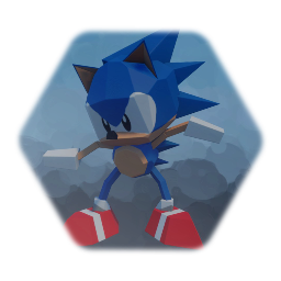 Sonic R/Sonic Jam/Sonic 3D Blast Sonic Model But Finished