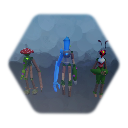 Gloobert, shroomert, dave, blubburt, and dramossy