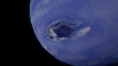 Oddly Unnerving image of Neptune by Voyager 2