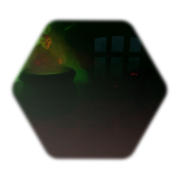 Remix of All Hallows' Dreams Haunted Room Template (Left Exit)