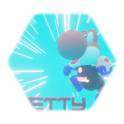 Netty the Red Yoshi (My style) Dimension madness