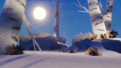 (First Snow) relaxing and simple Winterscene