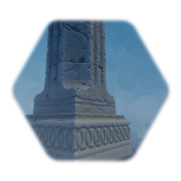 Ruins Stone Pillar