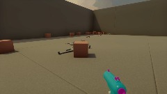 Gravity gun test
