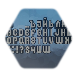 New Super Mario Bros. Font - Russian