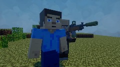 Minecraft Steve Got Bars