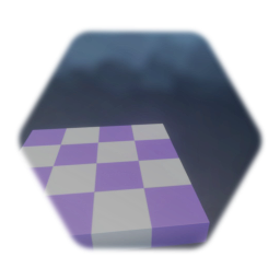 Floor tile(Purple White checked)