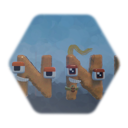 The letter N (including Ñ)