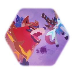 Zacian & Zamazenta by.(Shin Art)