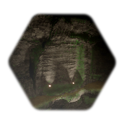 Mossy cliff