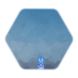 Classic Sonic as kid goku