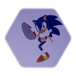 Unleashed Sonic With Hand Poses, Poses And Mouths