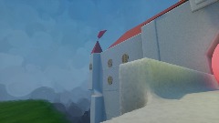 Mario must beat the enemies to go to the castle!