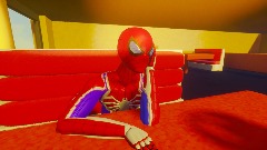 The Spider mans eating McDonald's