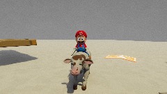 Remix of Crash Bandicoot x Mario: Cow test level