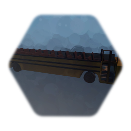 destroyed school bus