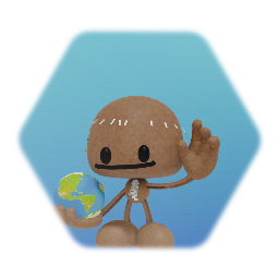 Little big planet Sackboy (stylized)