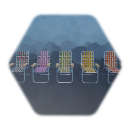 Retro Folding Lawn Chairs