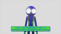 I cancelled an animation I had planned, here's why.
