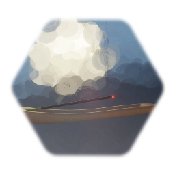 Incense burner lit + smoke