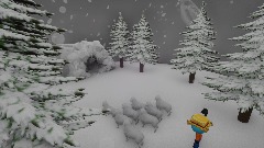 Mini capsule worlds A snowy day in the forest