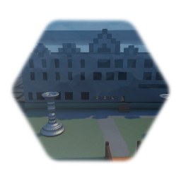 Lakeside hotel . Dock