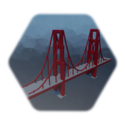 Golden Gate Bridge model