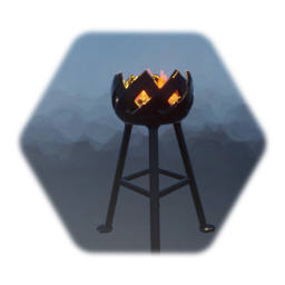 Brazier with Complex Lighting