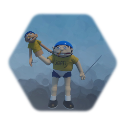 Jeffy with jeffy puppet