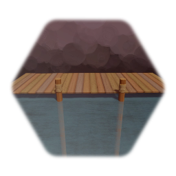 Colorful wood dock planks UnexcitingAssetJam-Pirate Cove