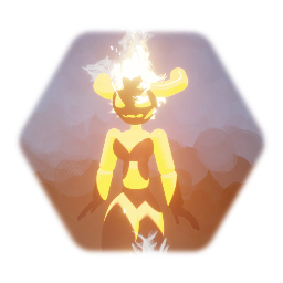 Elder scrolls character : Flame Atronach