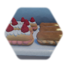 GBB11 Raspberry & Caramel Eclairs