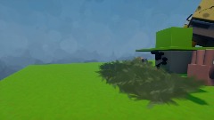 Bambi tries touch grass