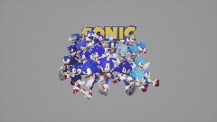 The Sonic Model Mural - Sonic 30th