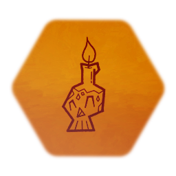 Skull with Candle