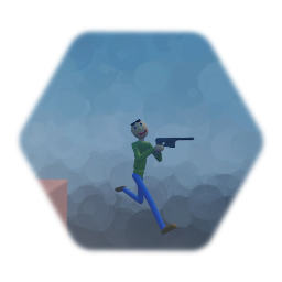 Baldi but with a gun