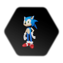 Modern Sonic the hedgehog